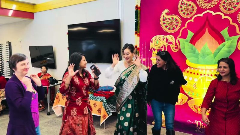 Diwali dancing