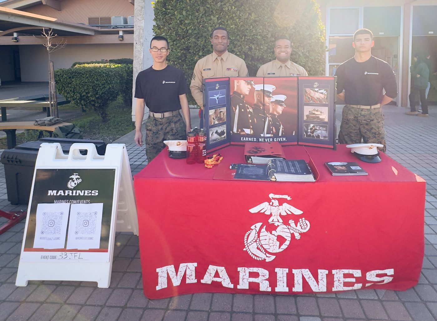 U.S. Marines booth