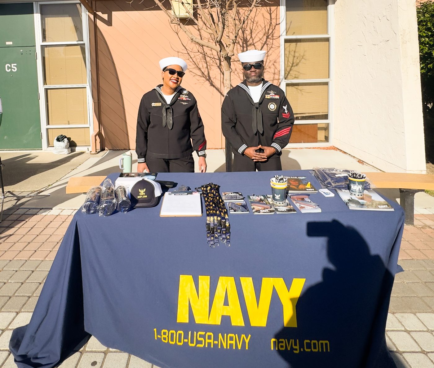 U.S. Navy booth