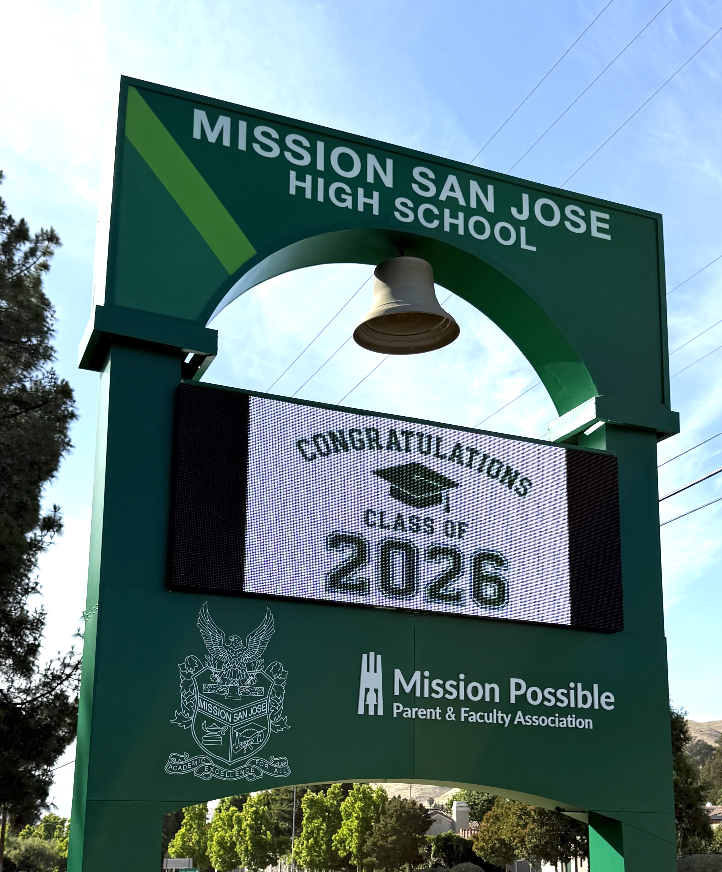 MSJ Graduation Marquee