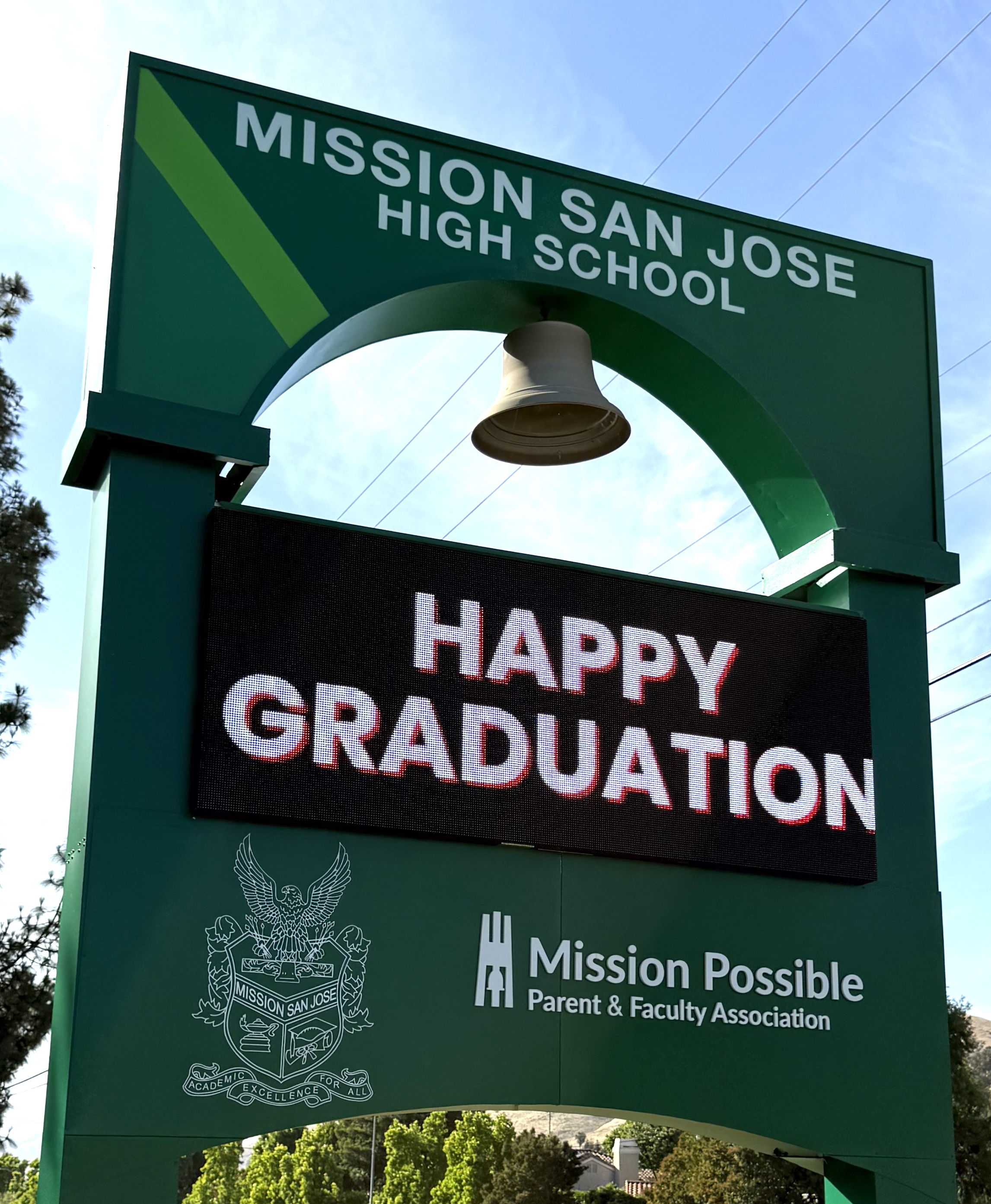 MSJ Graduation Marquee