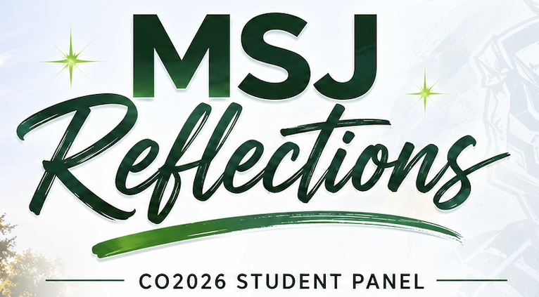 MSJ Reflections — CO2026 Student Panel