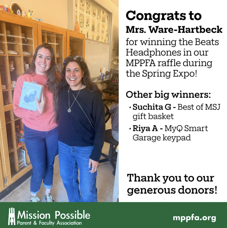 Spring Expo raffle winner