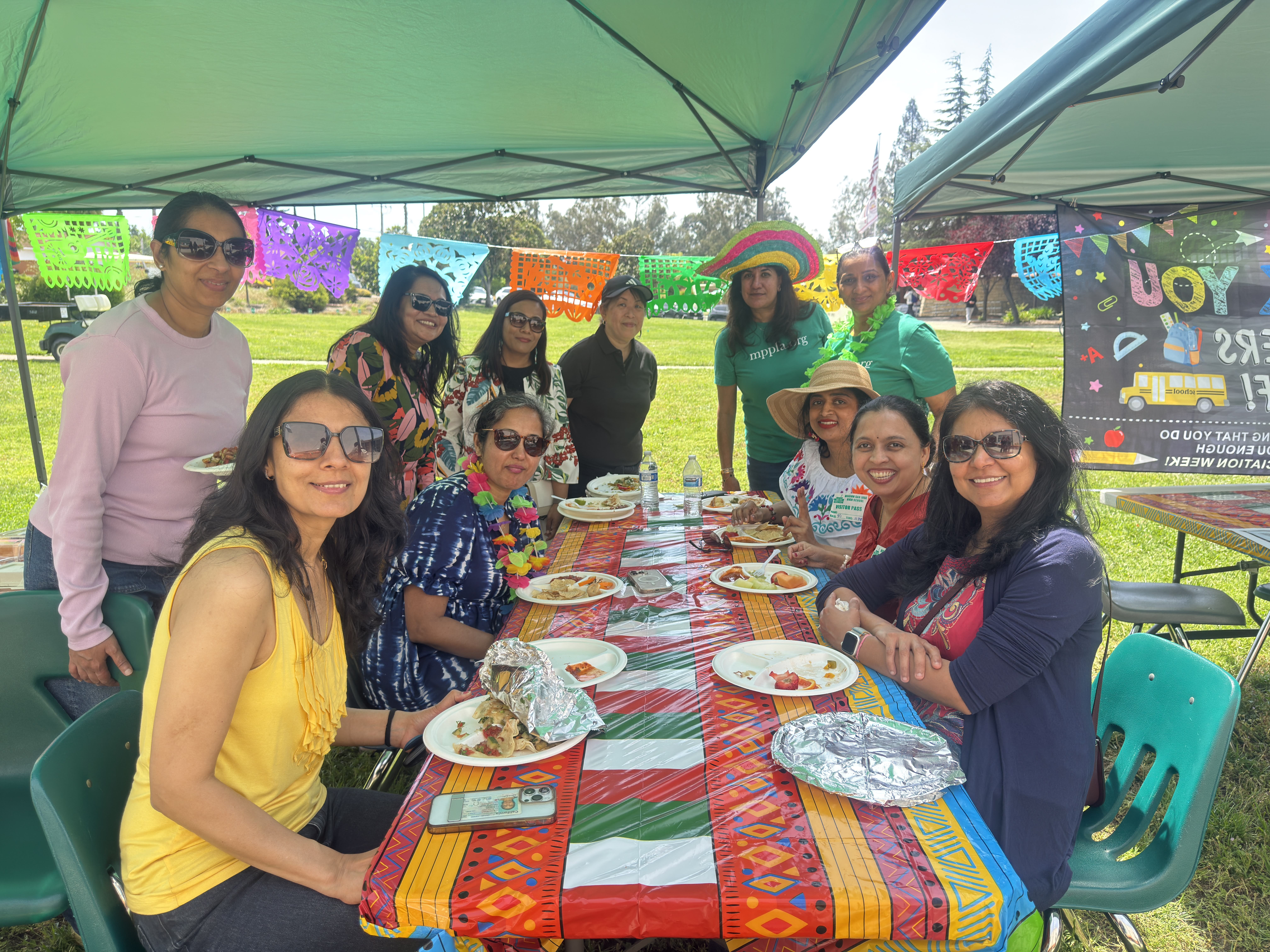 MPPFA volunteers at table